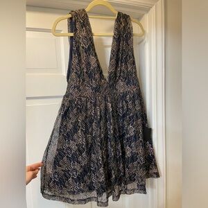 Metallic cocktail dress